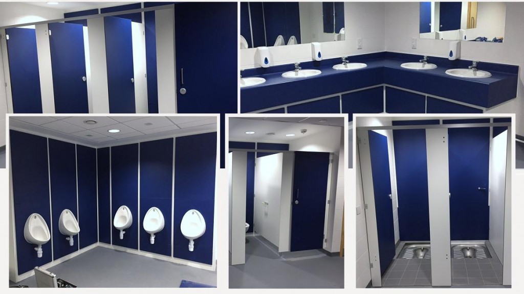 Sports And Leisure Toilet Cubicles | RDM Cubicles